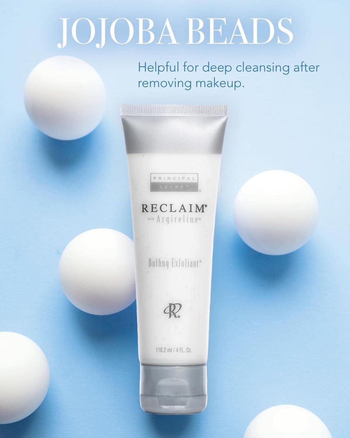 Principal Secret – Reclaim with Argireline – Buffing Exfoliant – 90 Day Supply/4 Ounces